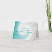 卒業式の挨拶 カード (正面)