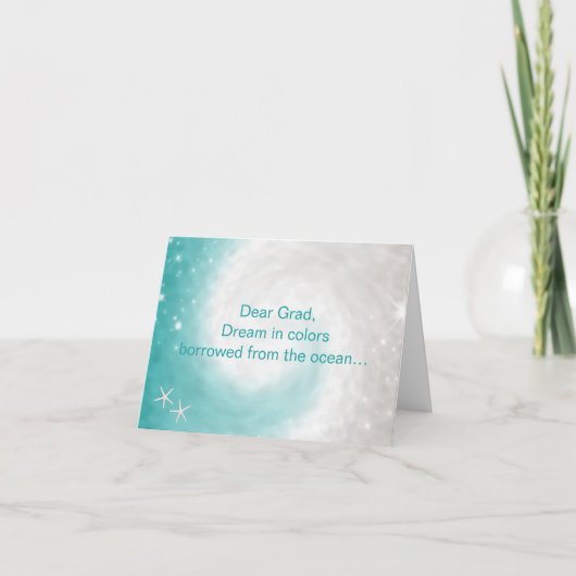 卒業式の挨拶 カード (正面)