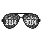 卒業式の授業カスタム年の影 アビエーターサングラス (正面)