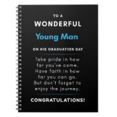 卒業式の日に素晴らしい青年に ノートブック (正面)