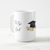 卒業式の日のマグ コーヒーマグカップ (正面左)