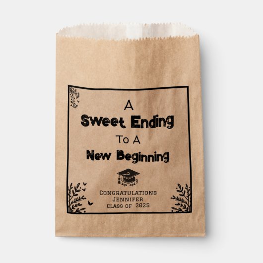 卒業式の日。新しい始まりへの甘い結末 フェイバーバッグ (正面)