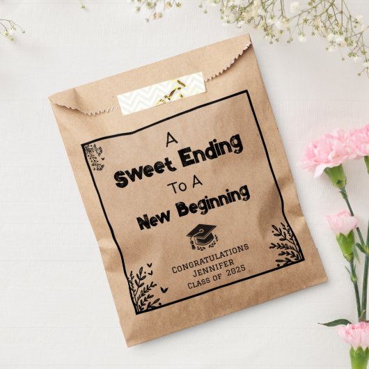卒業式の日。新しい始まりへの甘い結末 フェイバーバッグ (封をした状態)