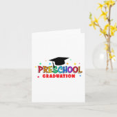 卒業式の最終日の先生おもしろい贈り カード (黄色い花)