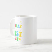 卒業式の最終日を祝教えう コーヒーマグカップ (正面左)
