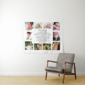 卒業式の特別な贈り物10枚の写真を添えた娘への感動のメッセージ タペストリー (インサイチュ(横))