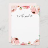 卒業式の知恵のアドバイスカード 招待状 (正面/裏面)