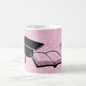 卒業式の美しい日 コーヒーマグカップ (中央)