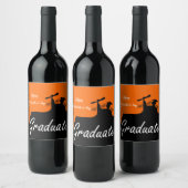 卒業式の美しい日 ワインラベル (ボトル)