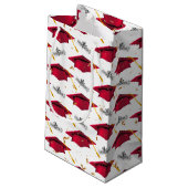 卒業式の赤帽（卒業式） スモールペーパーバッグ (裏面アングル)