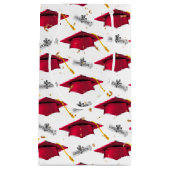 卒業式の赤帽（卒業式） スモールペーパーバッグ (正面)