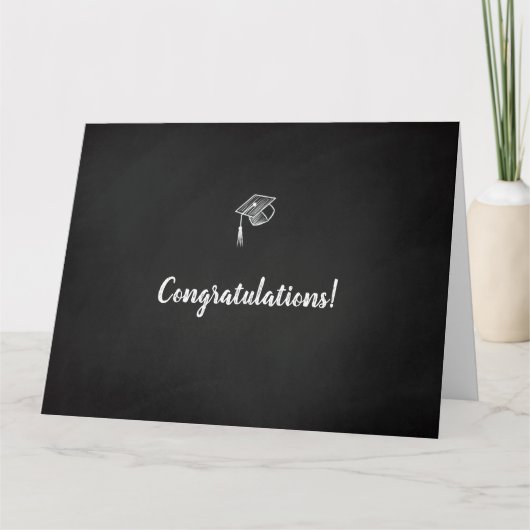 卒業式の黒板 カード (正面)