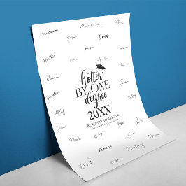 卒業式の1度の署名で熱くなる ポスター