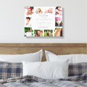 卒業式の10日の写真:感傷的な娘 キャンバスプリント (インサイチュ (寝室))