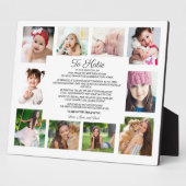 卒業式の10日の写真:感傷的な娘 フォトプラーク (側面)