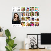 卒業式の17年の写真 ポスター (ホームオフィス)