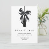 卒業式のSave the Date 高校・大学 招待状 (スタンド正面)