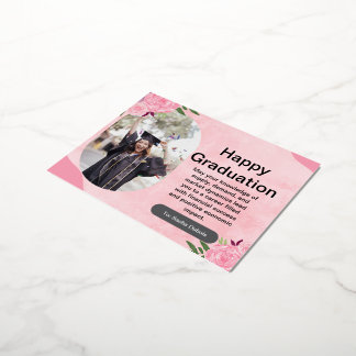 「卒業式はがき 箔シーズンポストカード