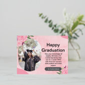 「卒業式はがき 箔シーズンポストカード (立ち正面)