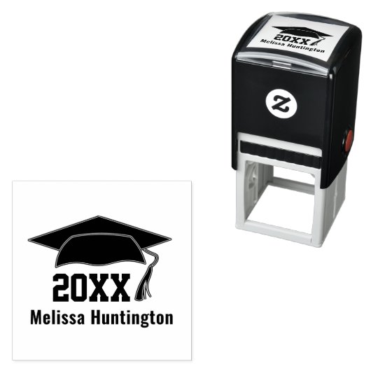 卒業式はっきりした名の年#1 セルフインキングスタンプ (インサイチュ)