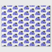 卒業式は青い看板だ ラッピングペーパー (フラット)
