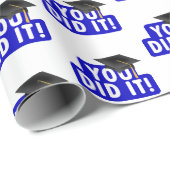 卒業式は青い看板だ ラッピングペーパー (ロールコーナー)