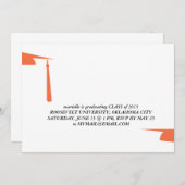 卒業式への招待状 招待状 (正面/裏面)