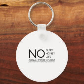 卒業式への社会人学生贈与 キーホルダー (正面)