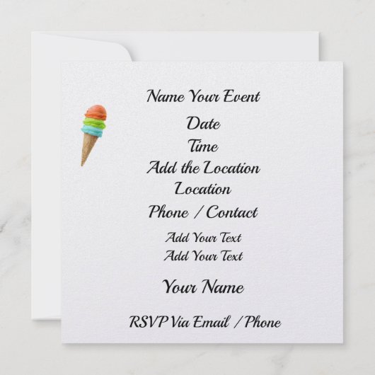 卒業式または大事な行事招待状 招待状 (裏面)