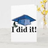 卒業式やったぞ！ カード (黄色い花)