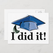 卒業式やったぞ! 案内ポストカード (正面/裏面)