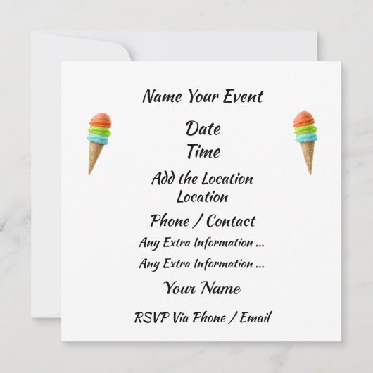 卒業式や特別な行事のプールパーティー招待状 招待状 (裏面)