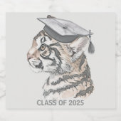 卒業式をテーマにしたボトルラベル ビールラベル (シングルラベル)