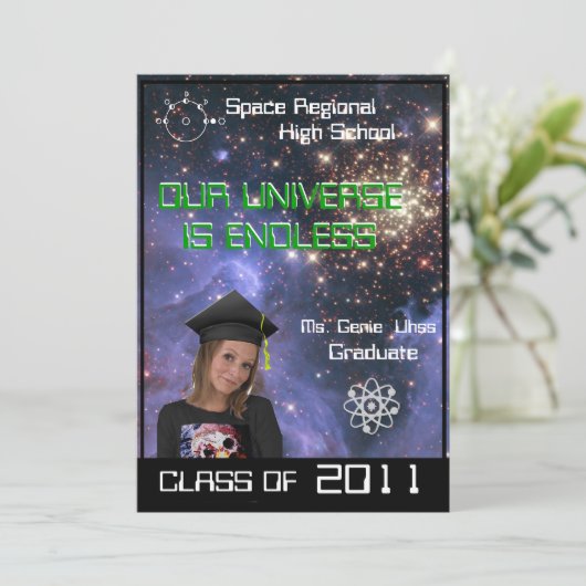 卒業式を制限する 招待状 (スタンド正面)