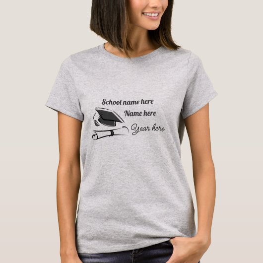 卒業式を彩る Tシャツ (正面)