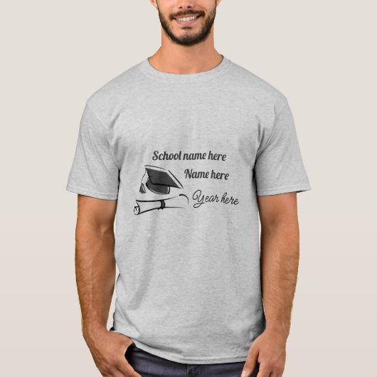 卒業式を彩る Tシャツ (正面)