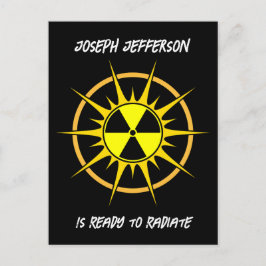 卒業式を放射する準備 インビテーションポストカード