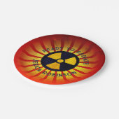 卒業式を放射する準備 ペーパープレート (アングル)