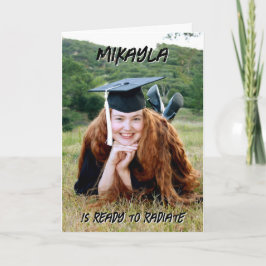 卒業式を放射する準備 招待状