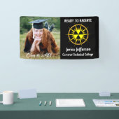 卒業式を放射する準備 横断幕 (トレードショー)