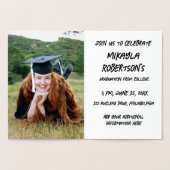 卒業式を放射する準備 箔カード (内部)