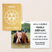 卒業式を放射する準備 箔カード (ディスプレー)