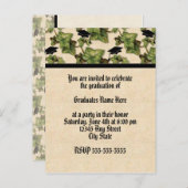卒業式アイビーパーティの招待状 インビテーションポストカード (正面/裏面)