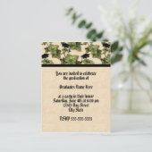 卒業式アイビーパーティの招待状 インビテーションポストカード (スタンド正面)