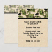 卒業式アイビーパーティの招待状 招待状 (正面/裏面)