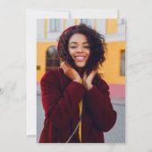 卒業式エレガントの招待状を取る 招待状 (裏面)