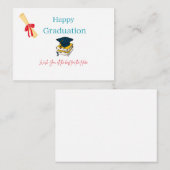 卒業式エレガントエンクロージャカード エンクロージャーカード (正面/裏面)