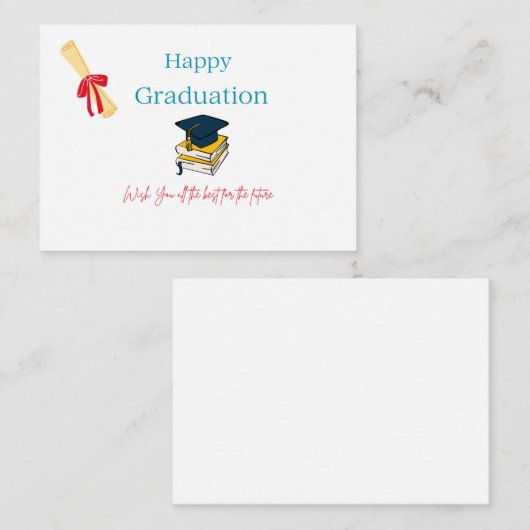 卒業式エレガントエンクロージャカード エンクロージャーカード (正面/裏面)