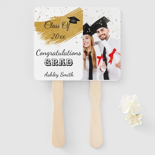 卒業式エレガントハンドファン ハンドファン (正面&裏面)