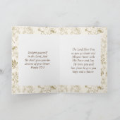 卒業式エレミヤ29:11聖書この計画を知っている カード (内部)